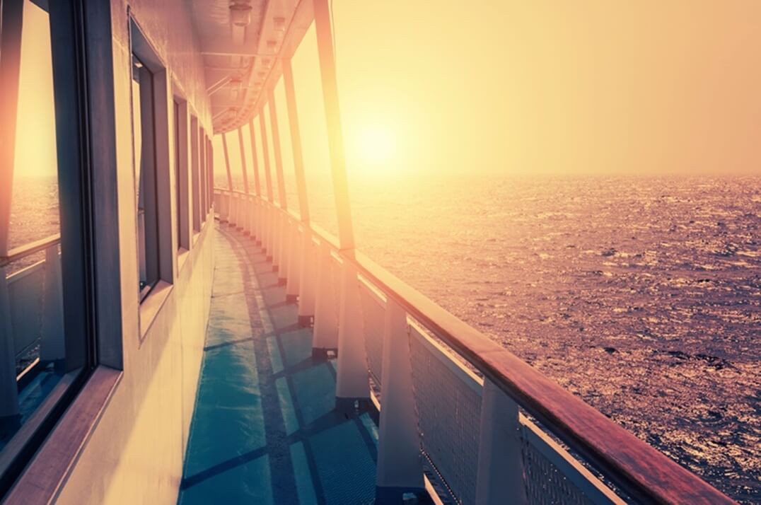 Sunset on the Cruise Trip